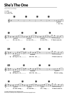 She's The One von Robbie Williams (Download) 