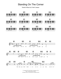Standing On The Corner von Frank Loesser (Download) 
