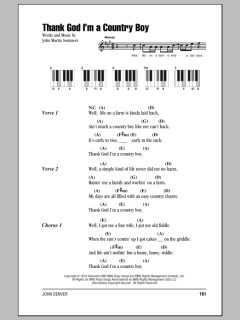 Thank God I'm A Country Boy von John Denver (Download) 