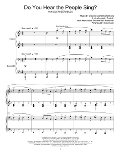 Do You Hear The People Sing? von Alain Boublil (Download) 