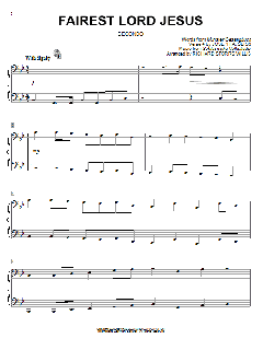 Fairest Lord Jesus von Joseph August Seiss (Download) 