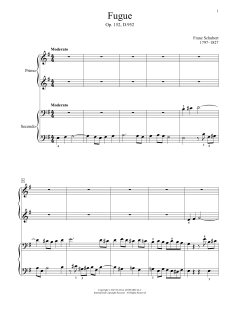 Fugue, Op. 152, D. 952 von Franz Schubert (Download) 