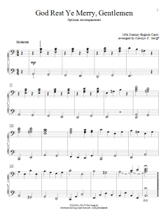 God Rest Ye Merry, Gentlemen von Carolyn C. Setliff (Download) 