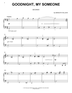 Goodnight, My Someone von Meredith Willson (Download) 