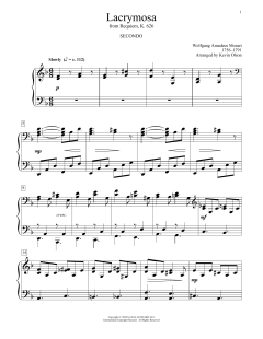 Lacrymosa von Wolfgang Amadeus Mozart (Download) 