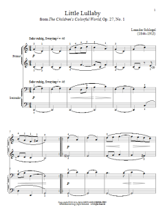 Little Lullaby von Bradley Beckman (Download) 