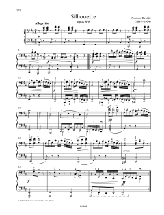 Silhouette von Antonín Dvořák (Download) 