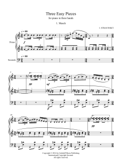 Three Easy Pieces von Igor Strawinsky (Download) 