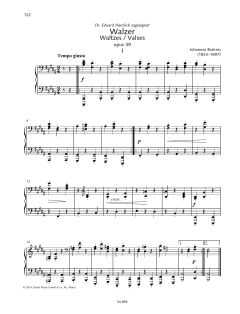 Waltzes von Johannes Brahms (Download) 