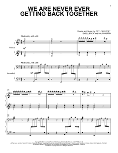 We Are Never Ever Getting Back Together von Taylor Swift (Download) 