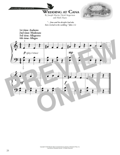 Wedding At Cana von Mark Hayes (Download) 