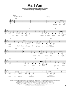 As I Am von Miley Cyrus (Download) 