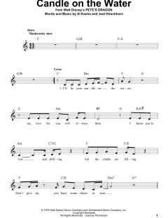 Candle On The Water von Helen Reddy (Download) 
