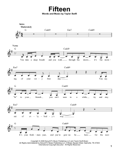 Fifteen von Taylor Swift (Download) 