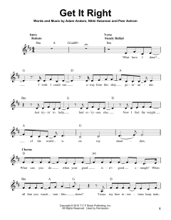 Get It Right von Adam Anders (Download) 