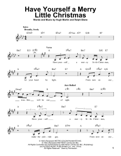 Have Yourself A Merry Little Christmas von Michael Bublé (Download) 