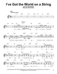 I've Got The World On A String von Michael Bublé (Download) 