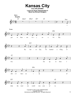 Kansas City von Richard Rodgers (Download) 