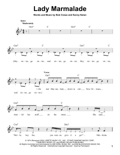 Lady Marmalade von Kenny Nolan (Download) 