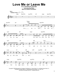 Love Me Or Leave Me von Dave Pell (Download) 