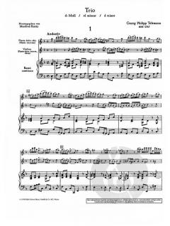 Trio d-Moll von Georg Philipp Telemann 