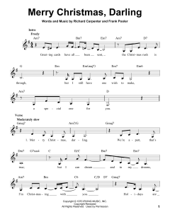 Merry Christmas, Darling von The Carpenters (Download) 