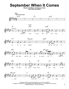 September When It Comes von Johnny Cash (Download) 
