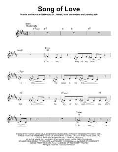 Song Of Love von Rebecca St. James (Download) 