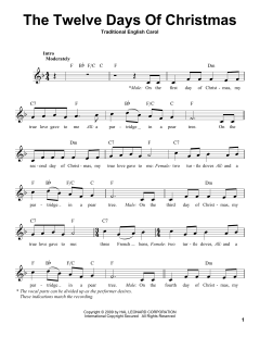 The Twelve Days Of Christmas (Download) 