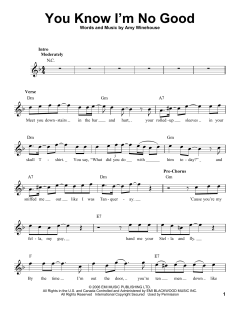 You Know I'm No Good von Amy Winehouse (Download) 