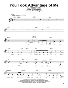 You Took Advantage Of Me von Richard Rodgers (Download) 