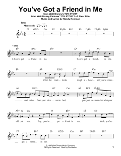 You've Got A Friend In Me von Randy Newman (Download) 