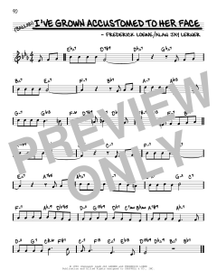 I've Grown Accustomed To Her Face von Alan Jay Lerner (Download) 