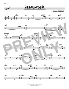 Remember von Irving Berlin (Download) 