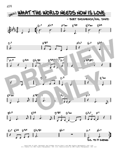What The World Needs Now Is Love von Jackie DeShannon (Download) 