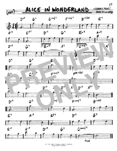 Alice In Wonderland von Bill Evans (Download) 