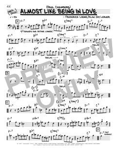 Almost Like Being In Love von Paul Chambers (Download) 