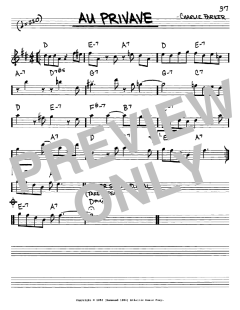 Au Privave von Charlie Parker (Download) 