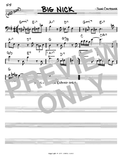 Big Nick von John Coltrane (Download) 