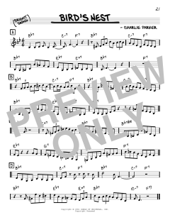 Bird's Nest von Charlie Parker (Download) 