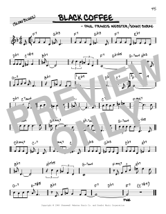 Black Coffee [Reharmonized version] von Sonny Burke (Download) 