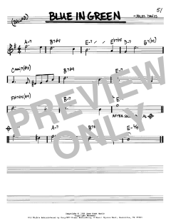 Blue In Green von Miles Davis (Download) 
