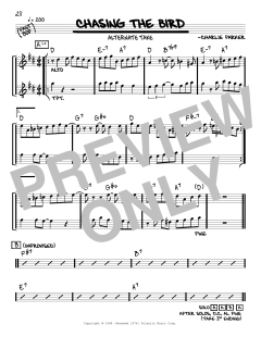 Chasing The Bird von Charlie Parker (Download) 
