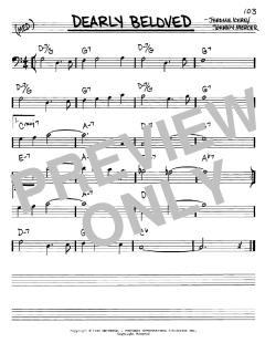 Dearly Beloved von Jerome Kern (Download) 