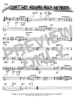 Don't Get Around Much Anymore von Duke Ellington (Download) 