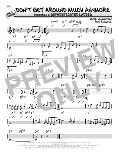 Don't Get Around Much Anymore von Duke Ellington (Download) 
