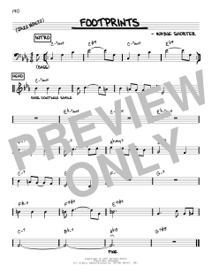 Footprints [Reharmonized version] von Wayne Shorter (Download) 