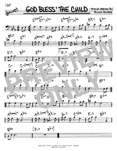 God Bless' The Child von Billie Holiday (Download) 