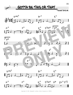 Gotta Be This Or That von Sunny Skylar (Download) 