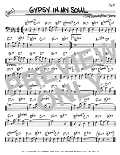 Gypsy In My Soul von Moe Jaffe (Download) 